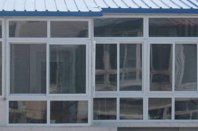 成都广告塑钢门窗展示