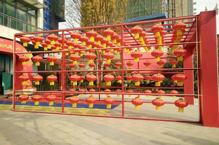 成都灯笼广告安装